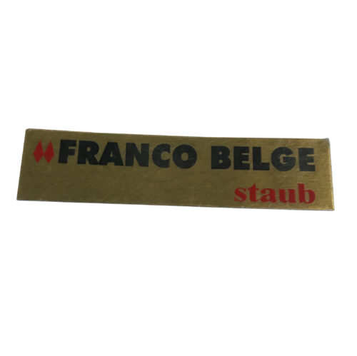 FRANCO BELGE NAME PLATE