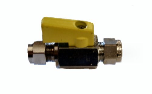 ISOLATION BALL VALVE 1/8" (YELLOW)