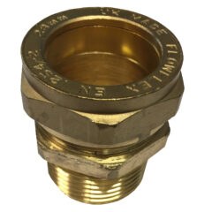1" MALE X 28MM TAPERED COMP FITTING STRAIGHT ADAPTOR