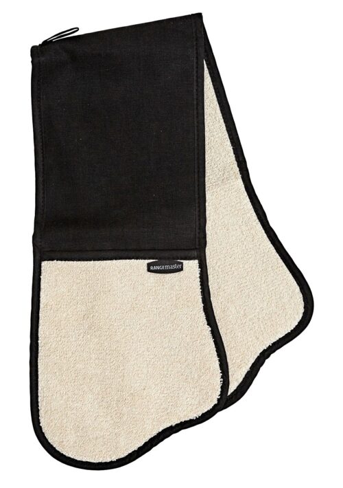 RM029 RANGEMASTER CREAM AND BLACK DOUBLE OVEN GLOVE