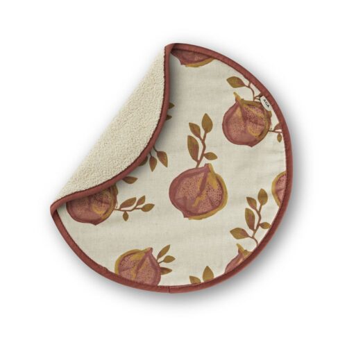 W4206 AGA POMEGRANATE ECRU CHEFS' PAD