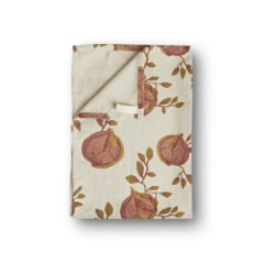 W4202 AGA POMEGRANATE ECRU TEA TOWEL