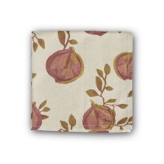 W4208 AGA POMEGRANATE ECRU NAPKIN