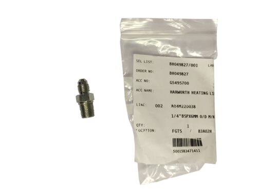 1/4" STRAIGHT COMPRESSION CONNECTOR AGA OIL BURNER