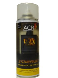 ACR MATT BLACK AEROSOL 400ML STOVE PAINT