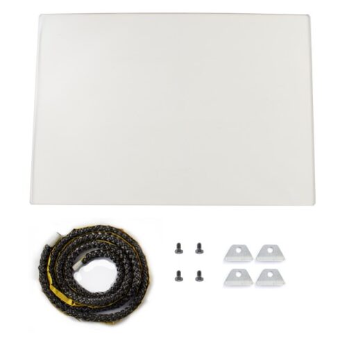 GLASS KIT ECB7 - INCLUDES GLASS, GASKET AND CLIPS