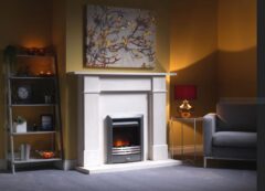 BURLEY SHEARSBY WITH HARMONY TRIM GUNMETAL ELECTRIC INSET FIRE