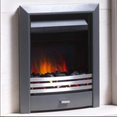 BURLEY SHEARSBY WITH HARMONY TRIM GUNMETAL ELCTRIC INSET FIRE
