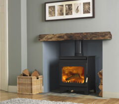 BURLEY BRAMPTON 8KW MEDIUM WOOD BURNING STOVE CAT VERSION