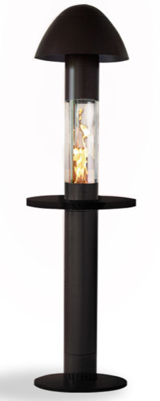 POB FARO 4.0 OUT DOOR FIRE PATIO HEATER WOOD PELLETS