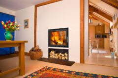 FIREPOWER WOODFIRE EX12 PANORAMA DS INSET BOILER STOVE