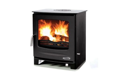 HENLEY SHERWOOD 12 ECO BOILER MULTIFUEL MATT BLACK STOVE