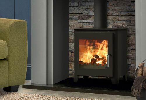 SALTFIRE ST1 MODEL M/F 5KW STOVE DEFRA APPROVED