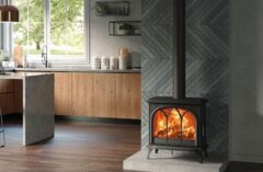 STOVAX HUNTINGDON 40 ECO A* WOOD STOVE WITH TRACERY DOOR