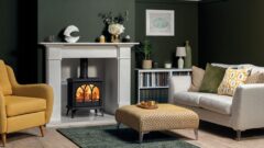 STOVAX HUNTINGDON 30 ECO A* WOOD STOVE WITH CLEAR DOOR