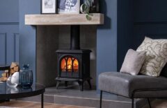 STOVAX HUNTINGDON 20 ECO A* WOOD STOVE WITH TRACERY DOOR