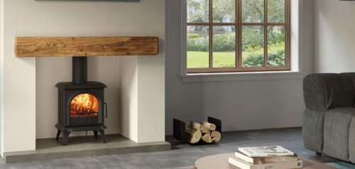 STOVAX HUNTINGDON 20 ECO A* WOOD STOVE WITH CLEAR DOOR