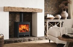 STOVAX FUTURA 8 WOODBURNING MATT BLACK STOVE