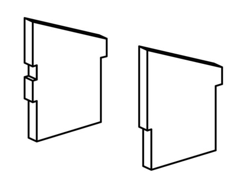 CARRON 5KW ECO 2022 2 X REPLACEMENT SIDE FIREBRICKS