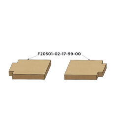 F2 FIRE VUE PORTRAIT BOTTOM BRICK SET  F20501-02-22-99-00