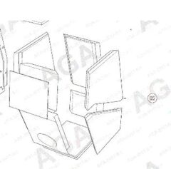 AGA 600 COOKER CHAMBER INSULATION REPLACEMENT KIT