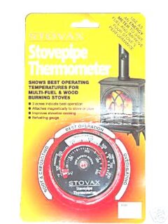 STOVAX MAGNETIC FLUE PIPE THERMOMETER