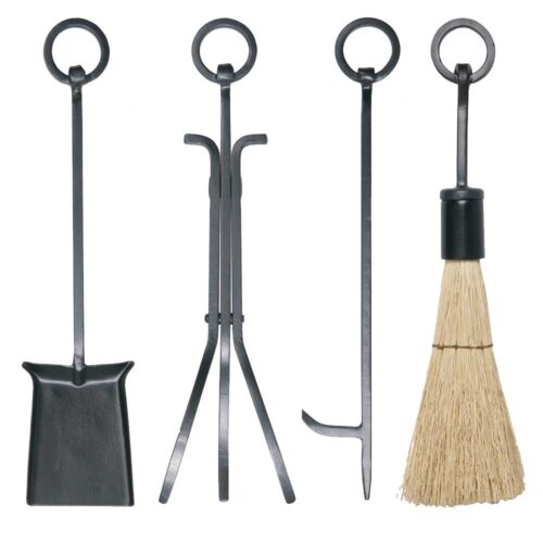 STOVAX HEARTH TOOLS AND COMPANION SET 4 PC 26  INCH