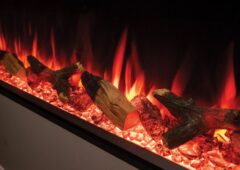 STOVAX ESTUDIO 135R AND 165R INSET ELECTRIC FIRE BIRCH LOG SET